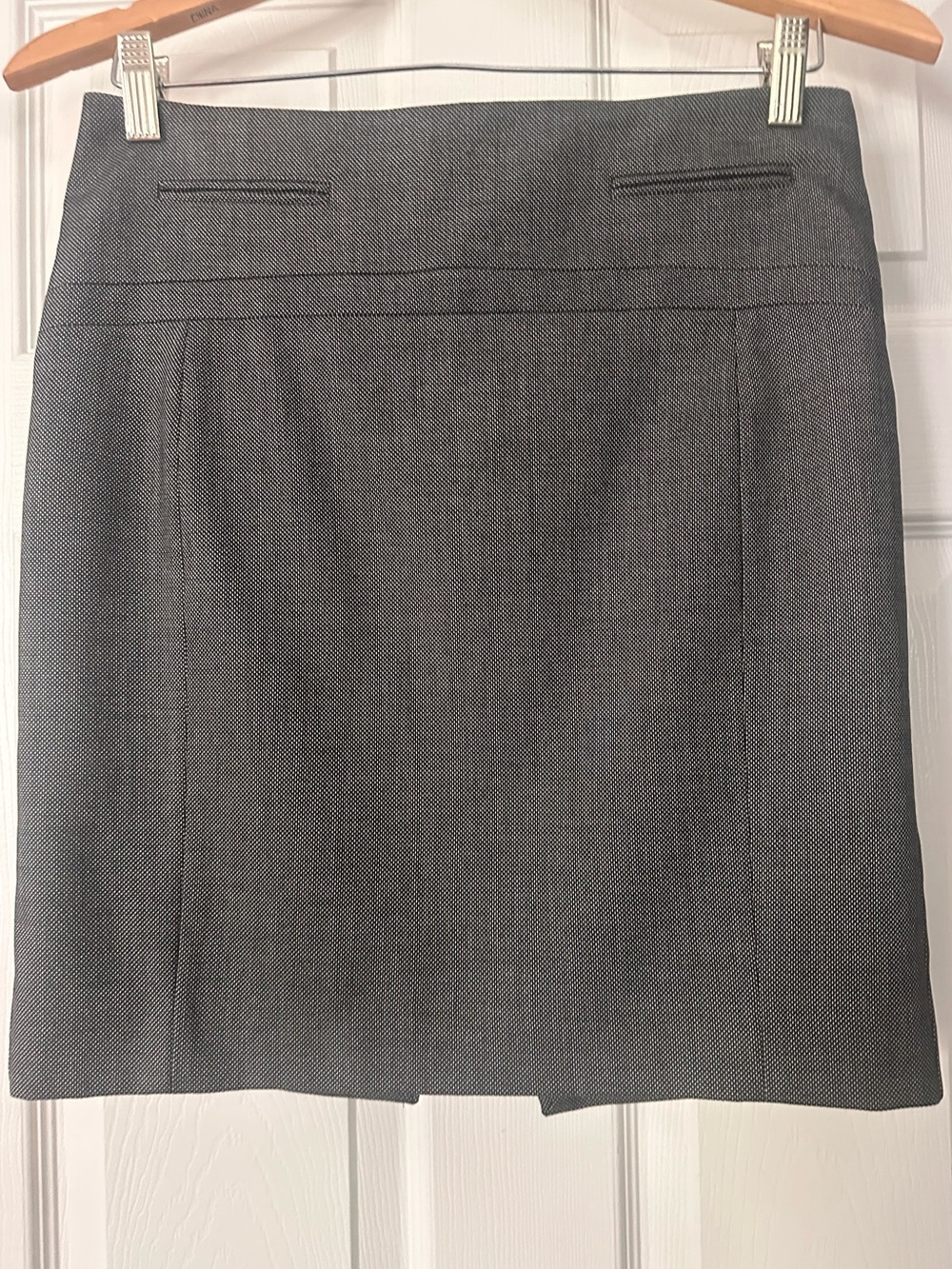 Express Women's Pencil Skirt, Low-waisted, Size 4, Black Twill